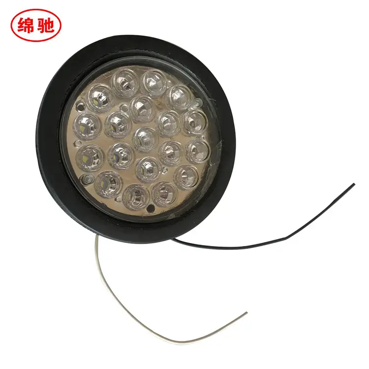 Hot Selling Easy Installatie 12V Led Aanhangwagen Achterlicht 4 Inch Rond Achterlicht Voor Aanhangwagen Truck