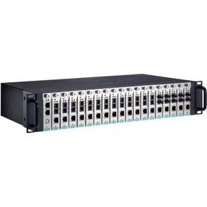Moxa TRC 2190 AC, Chasis Convertidor de Medios, Módulo de Comunicación Ethernet, Montaje en Rack de 19 Pulgadas - Product Image 1