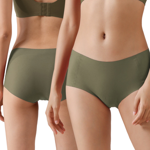 Mutandine da Donna in Nylon Senza Cuciture di Alta Qualità, 33 Colori, Logo Personalizzato, Taglio Laser, Vendita all'Ingrosso - Product Image 4