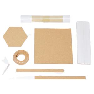 Coussin de protection carré auto-adhésif en feutre de liège pour meubles 300x300x1mm, couleur personnalisable, origine Dongguan - Product Image 5