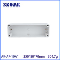 Szomk personnalisé étanche Ip67 Abs boîtier électronique en plastique boîte boîte de jonction 250x80x70mm