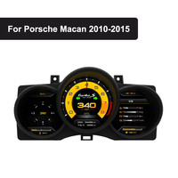 Krando 12.3 "Linux LCD Tableau de bord Compteur de vitesse Tableau de bord numérique pour Porsche Macan Odomètre Panneau Cockpit Miroir Lien