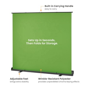 Sfondo dello schermo verde per la decorazione della festa di fotografia videochiamate in Studio Streaming di giochi VR photoboot - Product Image 2