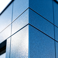 Panneau composite en aluminium ignifuge de 6 mm, échantillon gratuit disponible, utilisation extérieure, matériaux de façade de bâtiment en provenance de Chine