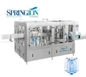 Machine de remplissage automatique d'eau minérale |   Ligne d'embouteillage de bouteilles PET, machine de remplissage automatique d'eau, 12 buses, bouteille PET de 1000 ml - Product Image 3