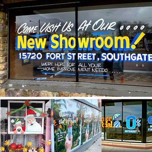 Cửa sổ trang trí nhãn dán cá nhân đa phong cách cửa hàng cửa hàng logo phía trước có thể tháo rời Vinyl Decal trang trí nhãn dán - Product Image 6