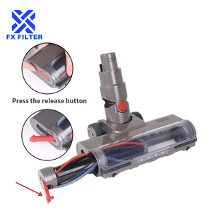 Cabezal de limpieza de rodillos con faros LED aptos para Dysons V6/ DC58/ DC59/ DC61/ <span class=keywords><strong>DC62</strong></span>/ DC74 reemplazo de piezas de vacío inalámbricas - Product Image 6