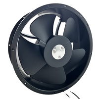 Ventilateur axial rond 254x89mm 10 pouces 110V 220V CA avec double roulement à billes pour ventilation minière et refroidisseur d'air de grande capacité