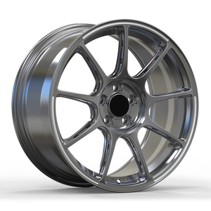 Rines Monobloque Forjados de Aluminio de 18 19 20 21 22 Pulgadas Personalizados, <span class=keywords><strong>5</strong></span> Radios, Color Gris Metálico, para Autos de Alto Rendimiento, para Mercedes-Benz, BMW, Audi - Product Image 1