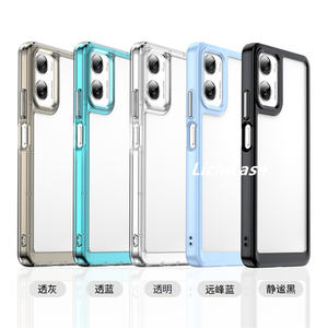 Lichicase Anti Scratch Pure and Bright Flexible Press Button Phone Cover para Motorola G06 G06 <span class=keywords><strong>Power</strong></span> G57 Clear <span class=keywords><strong>Shell</strong></span> - Product Image 2