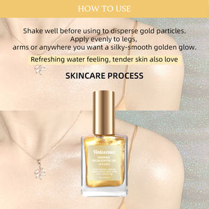 Индивидуальное парфюмированное масло для тела с шиммером, под собственной торговой маркой, с блестками, бронзовое, веганское, с SPF, масло для тела с блестками, блестки для тела - Product Image 5