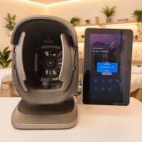 Analyseur de peau intelligent 3D, scanner facial, détecteur d'hydratation, de rides, d'acné et de pores, pour salon de beauté et spa, garantie 3 ans, prise US