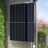 Panneaux solaires monocristallins haute puissance 400W demi-cellules pour tuiles de toit, systèmes solaires, projets solaires