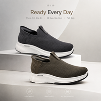 2026 Logo Personnalisé Baskets Chaussette Homme 5D Mains Libres Flyknit Slip On Rembourrée Plateforme Marche Prière