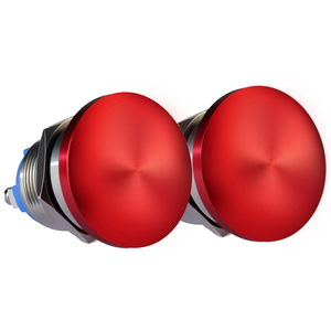 Mushroom Push Button Switch 5A 250V Rating Suitable For On Off Switch Function In Machinery Safety Circuit - Product Image 1