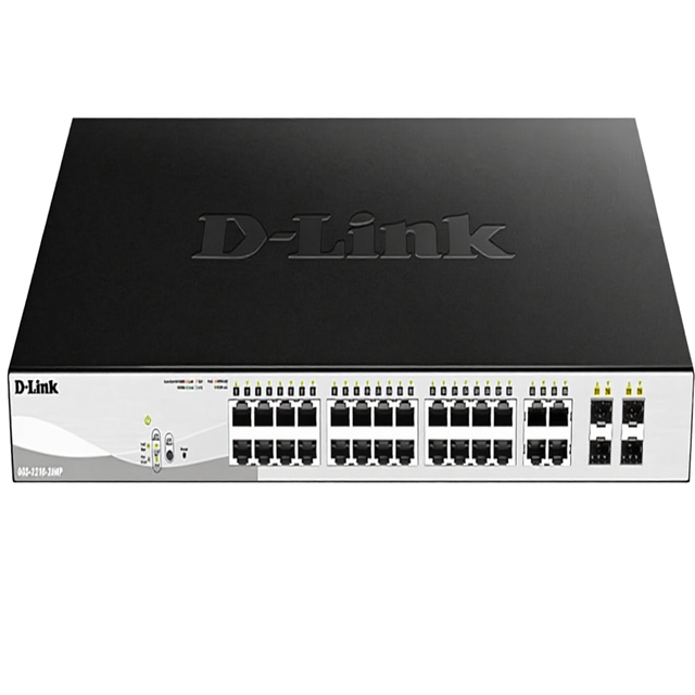 JHA-MGSC4024PH 28-Port 2Gbps 500M Full-Duplex Gigabit Smart Managed PoE Switch with 24 PoE Ports (370W) 4 SFP Combo Ports
