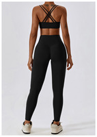 Ensemble de yoga pour femme OEM ODM, léger, respirant, effet push-up, grande taille, coupe ajustée, taille haute élastique, extensible dans quatre directions, séchage rapide