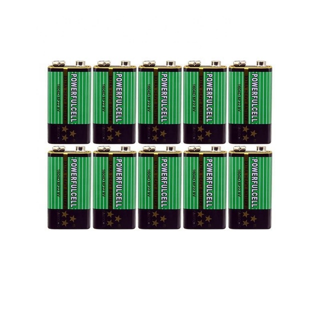 EParthub 9V 6F22 Battery 9V Alkaline Battery Carbonfor Multimeter Microphone Toy Remote Control Battery