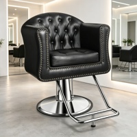 Fauteuil de coiffure de luxe durable pour salon de coiffure et barbier