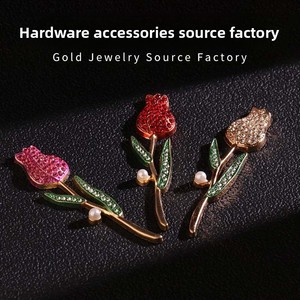 Adornos de metal de aleación con diamantes de imitación en forma de rosa, de base plana, accesorios DIY para fundas de teléfono, <span class=keywords><strong>Crocs</strong></span>, bolsos y carteras, de lujo, a la moda, con brillo, venta al por mayor - Product Image 3