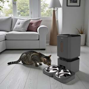 Distributeur automatique de nourriture pour animaux de compagnie avec puce électronique et interaction vidéo en temps réel pour petits chiens de tous âges - OEM/ODM disponible - Product Image 1