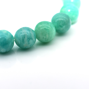 Braccialetto <span class=keywords><strong>amazzonite</strong></span> blu naturale <span class=keywords><strong>di</strong></span> alta qualità all'ingrosso 4/6/8/10/12mm per donna uomo - Product Image 6