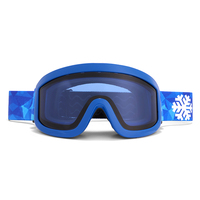 SNOWLEDGE HB-05 Lunettes de ski pour enfants, photochromiques, polarisées, protection UV, monture intégrale en TPU, sangle réglable, snowboard