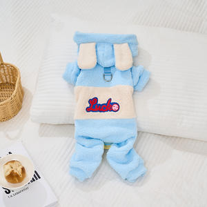 Pakaian Anjing Hangat, Jumpsuit Bulu untuk Anjing Kecil, Pakaian Kucing, Mantel Hewan Peliharaan, Jaket Musim Dingin, Pakaian Anak Anjing - Product Image 4