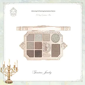 रंगीन पृथ्वी रंग ऑल-इन-वन वाटरप्रूफ आंखों की छाया 23g <span class=keywords><strong>8</strong></span> रंग दृष्टि पैलेट - Product Image 3