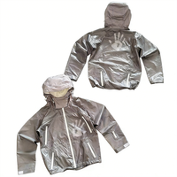 Veste de randonnée pour homme en nylon personnalisée, thermoréactive, changeant de couleur, imperméable et coupe-vent