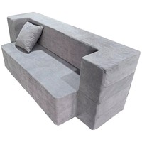 Modulares Cord-Schlafsofa Konvertierbares Bodensofa Faltbares 3-in-1 Multifunktionales Schlafsofa für Wohnzimmer und Apartment