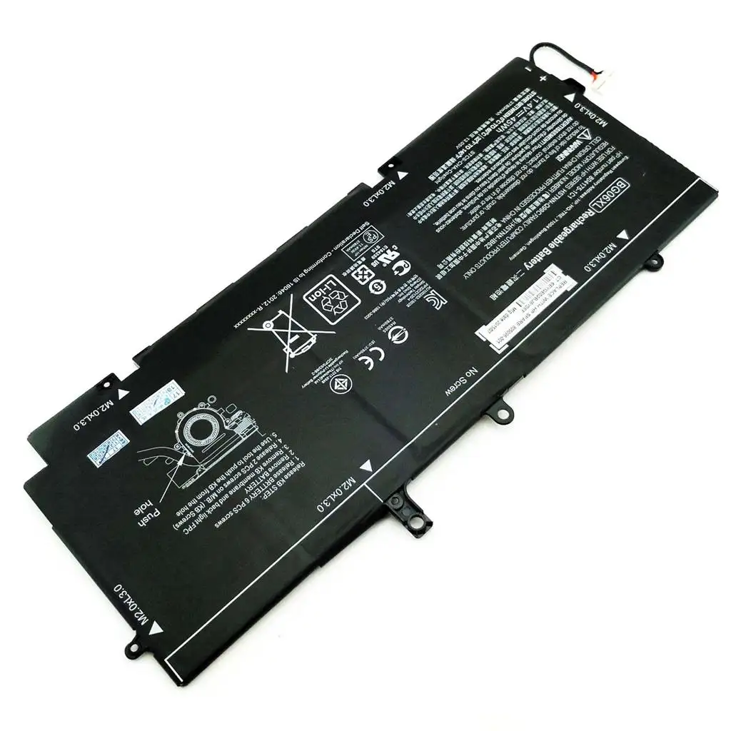 Batteries personnalisées pour ordinateurs portables pour hp 11.4V 45WH noir adapté à la série HP EliteBook 1040 G3