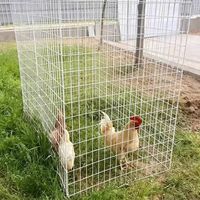 Poulailler pliable 75x75cm en PVC, enclos pour poulets, cage à volailles accessible, vente chaude