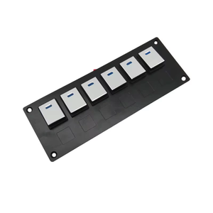 Dc 12V/24V Water Proof Marine Boat Bảng điều chỉnh núi chuyển đổi chuyển đổi 6 gang on off nhôm chuyển đổi bảng điều chỉnh - Product Image 4