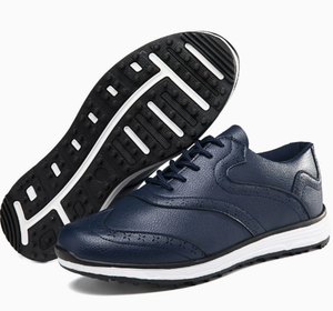 Zapatos de golf para hombre, transpirables, con cordones, con tacos, suela de goma, logotipo personalizado, calzado de golf - Product Image 3