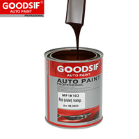 Usine de peinture automobile Guangdong 1K BaseCoat Peinture automobile avec vernis acrylique pour réparation automobile