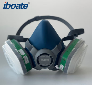 <span class=keywords><strong>Filter</strong></span> amonia formaldehida, masker Respirator Anti <span class=keywords><strong>Gas</strong></span> kartrid ganda industri setengah wajah - Product Image 2