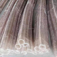 Tube télescopique en PU de 6 pouces 150 mm Super Flexible de 6mm d'épaisseur pour l'aspiration et la décharge d'air de poudre de poussière pour l'industrie