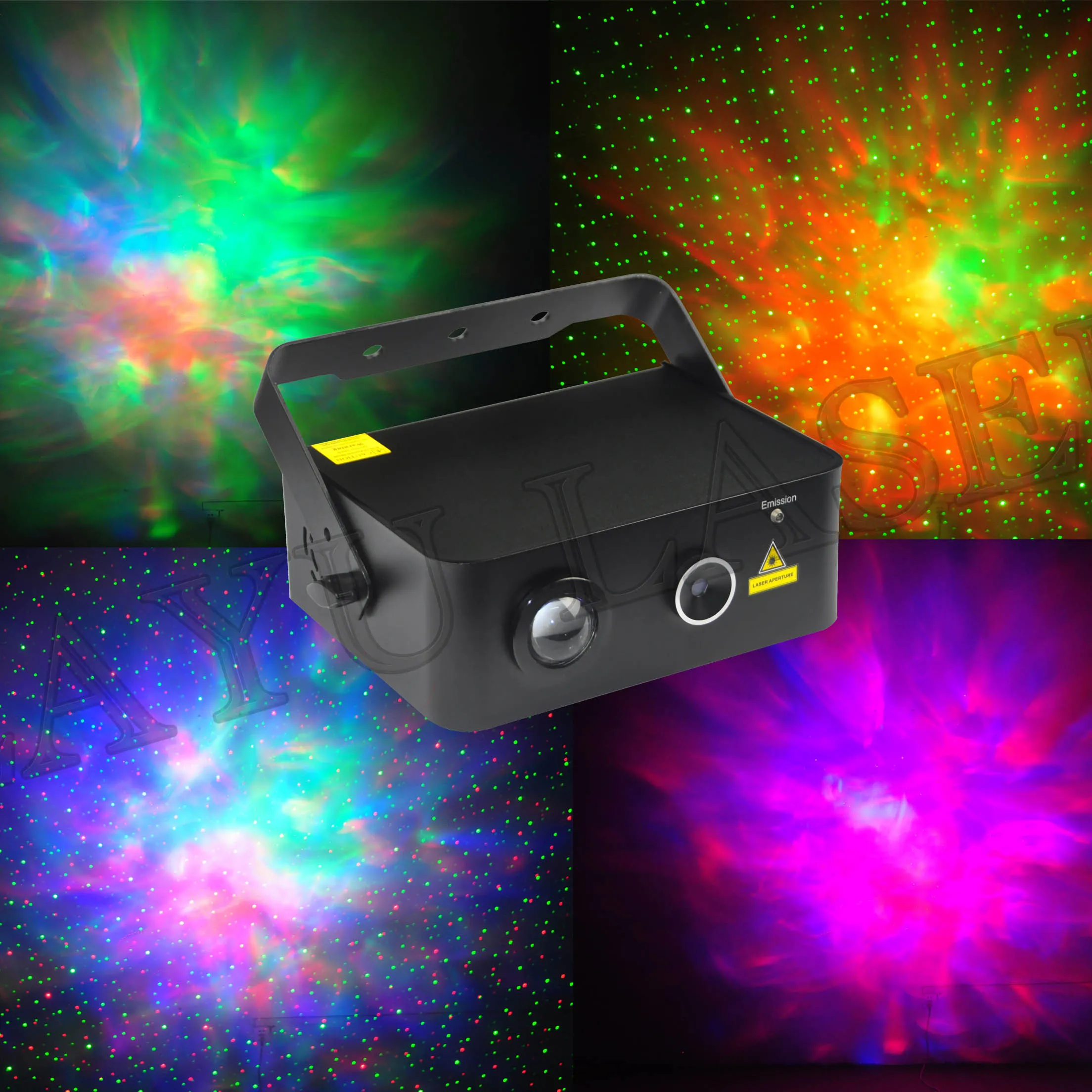 RGB luz laser polar lightrgb mini disco KTV partido laser stage disco dj festa luz laser som ativado levou projetor luzes