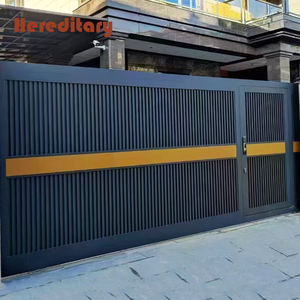 Portails automatiques motorisés en <span class=keywords><strong>aluminium</strong></span>, portails de jardin modernes, portails coulissants de villa, portails d'entrée en <span class=keywords><strong>aluminium</strong></span> électriques - Product Image 4