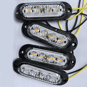 Luz estroboscópica DE EMERGENCIA superbrillante de 4 LED, baliza intermitente, luz de advertencia de nueva condición para camiones, carretillas elevadoras, coches - Product Image 1