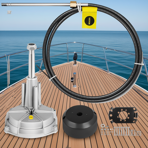 Kit de Dirección Rotatoria para Motor Fuera de Borda Vevor, Cables de Dirección para Barco de Acero Inoxidable de 12 Pies, Herrajes Marinos - Product Image 2