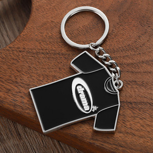 LLavero caliente diseño personalizado Metal aleación de zinc esmalte lindo llavero 2d 3D Logo letra marca ropa forma llavero al por mayor - Product Image 6