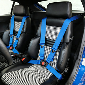 Siège de course ergonomique LK avec appuie-tête réglable, mécanisme de basculement à une touche, siège de voiture sport universel avec rails - Product Image 4