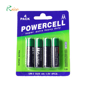 โรงงานผลิตคุณภาพดีราคาต่ําสุดยี่ห้อ OEM แบตเตอรี่สําหรับงานหนัก 1.5V R6 AA UM-3 R03 AAA UM-4 สําหรับของเล่นพลังพิเศษ - Product Image 3