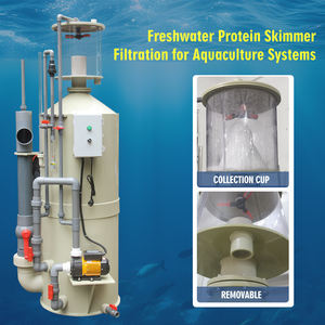 Ecumeur compact de protéines à bulles fines Cowater pour systèmes d'aquaculture à recirculation Coupe d'écumoire détachable incluse - Product Image 4