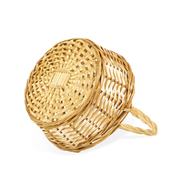 Panier à fleurs en rotin tressé, panier de rangement pour pétales et fêtes, pour mariage, anniversaire, fournitures de fête, décoration de jardin
