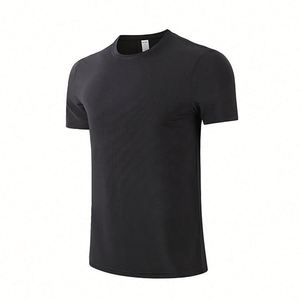 Design Men's 100% Cotton Custom Logo Blank T <b>Shirts</b> High Quality Normal Fitting Crew Neck Slim Fit T-<b>Shirts</b> for Men - Product Image 2