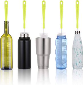 Ensemble de brosses de nettoyage à long manche pour bouteilles à col étroit, pailles de bouteilles de sport et becs/couvercles de bouilloires - Product Image 4