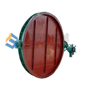 Válvula de Mariposa de Ventilación de Gran Diámetro, Resistente a Altas Temperaturas, para Conductos de Gases de Combustión, Válvula de Rejilla Multi-Eje, Válvula Rectangular - Product Image 1